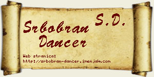 Srbobran Dancer vizit kartica
